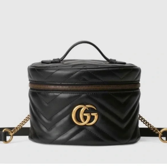 🖤💛 Gucci GG Marmont Matelasse Mini Backpack💛🖤 - Picture 14 of 15